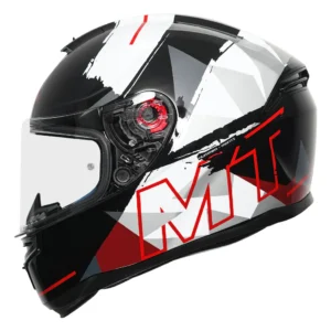 Casco MT Helmets Hummer Quo A0 Blanco/Perla Brillo + Mica oscura de regalo  - Motos Baham