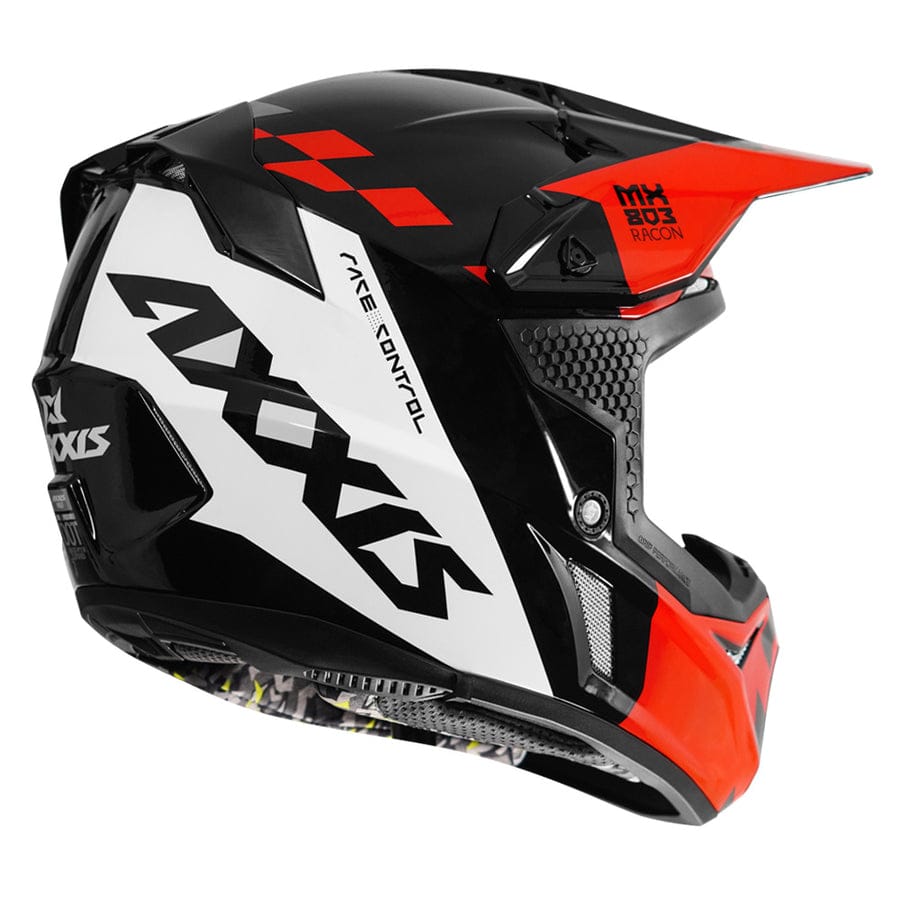 AXXIS WOLF RACON HELMET (Red) - Image 2