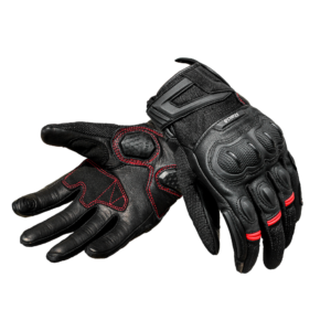 Raida AirWave Motorcycle Gloves | Black Red