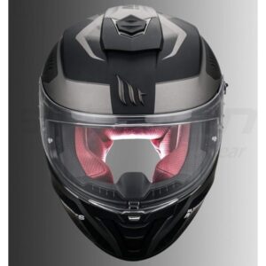 MT Blade 2SV Blaster Matt Helmet (Black & Grey)