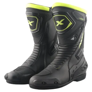 AXOR SLIPSTREAM RIDING BOOTS ( BLACK NEON GREEN )