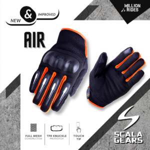 Scala Air Orange Gloves