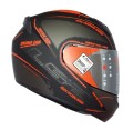 LS2 FF352 BRUSH HELMET ( MATT BLACK RED) - Image 4