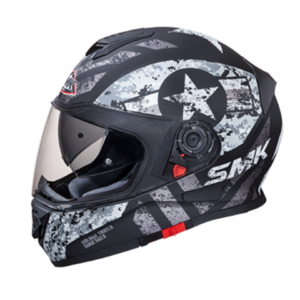 SMK Twister Captain Matt Black Grey (MA266)