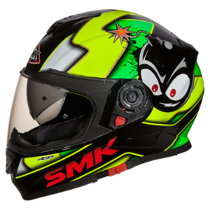 SMK Twister Cartoon Helmet Black-Yellow 241
