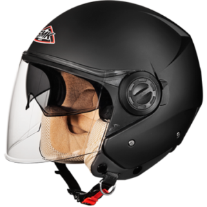 SMK Cooper open Helmet Matt Black (MA200)