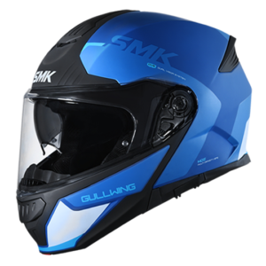 SMK Gullwing Kresto Helmet Blue White Gloss (GL551)