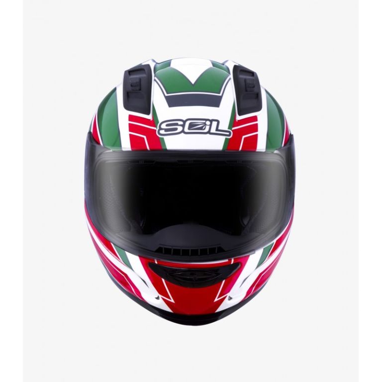 SOL SL-68S II Assault White Green Gloss Helmets - Image 2