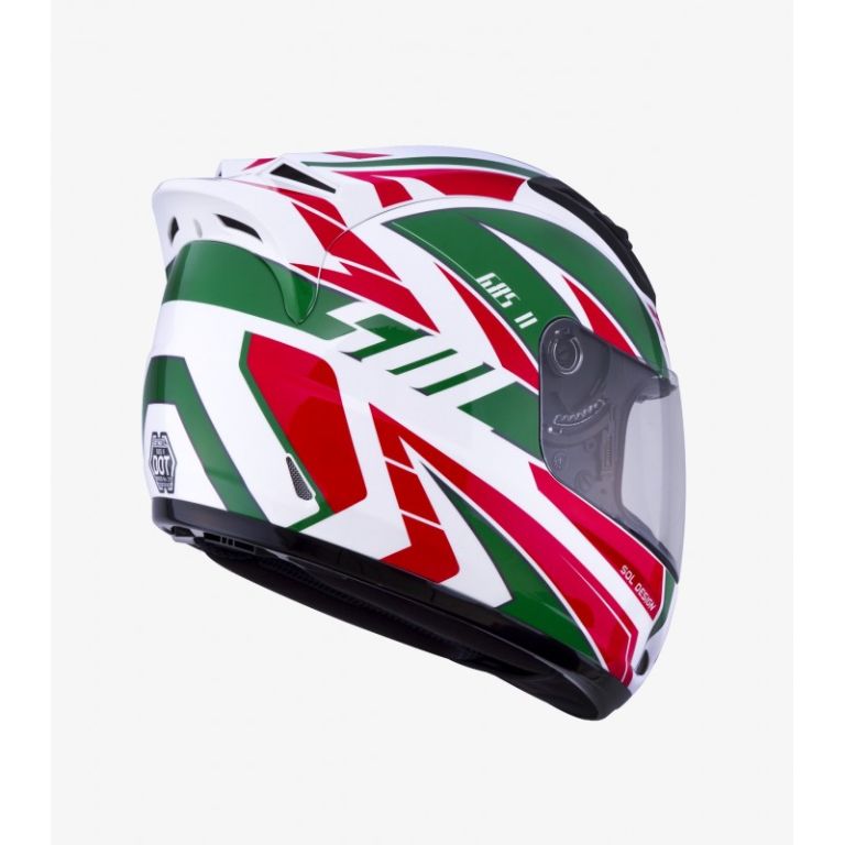 SOL SL-68S II Assault White Green Gloss Helmets - Image 3