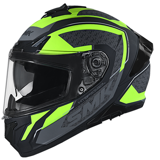 SMK Typhoon RD1 Helmet ( Grey/Black/Flu.Yellow )