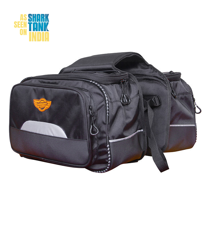 Guardian Gears Mustang 50L Saddle Bag with Rain Cover