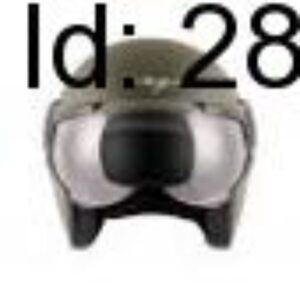 VEGA Jet W/Visor Dull Army Green Helmet