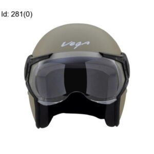 VEGA Jet W/Visor Dull Desert Storm Helmet