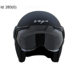 VEGA Jet W/Visor Dull Black Helmet