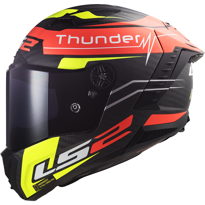 LS2 FF805 THUNDER ATTACK MATT RED H-V YELLOW-06