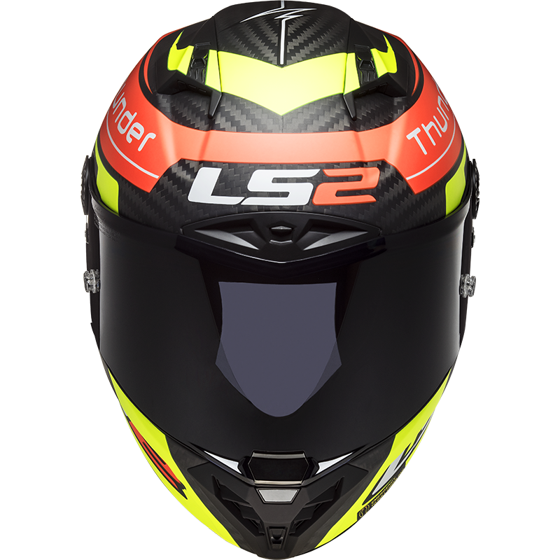 LS2 FF805 THUNDER ATTACK MATT RED H-V YELLOW-06 - Image 3