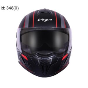 VEGA  Ryker D/V Track Dull Black Red Helmet