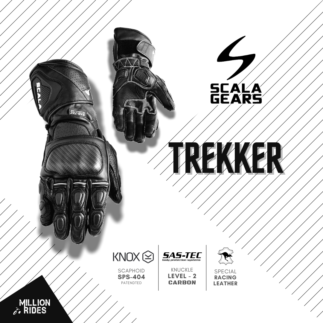Scala Trekker Black Gloves