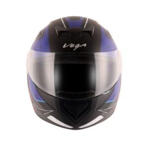 VEGA Edge DX Crystal Dull Black Blue Helmet
