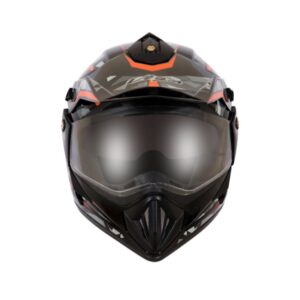 VEGA Off Road D/V Camo Dull Black Orange Helmet