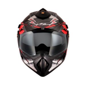 VEGA Off Road D/V Fighter Dull Black Red Helmet