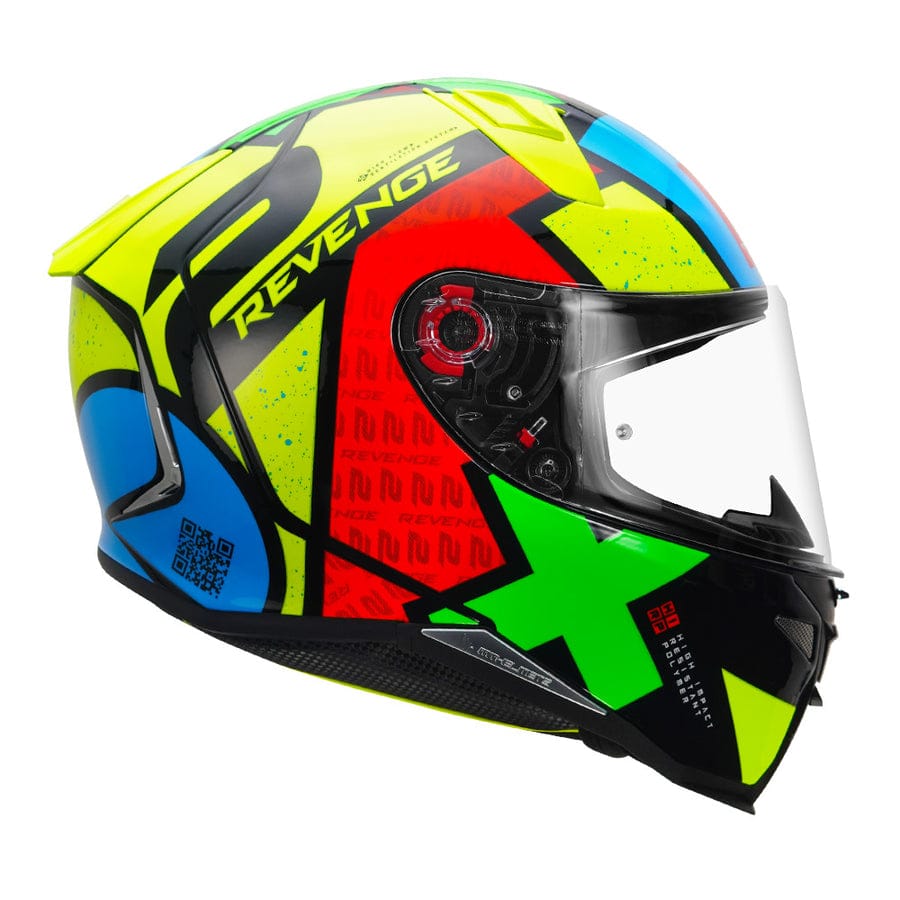 MT REVENGE 2 LIGHT HELMET ( Fluorescent Yellow )