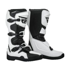 FLY RACING  MAVERIK BOOTS ( WHITE / BLACK)