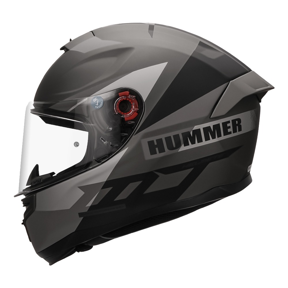 MT Hummer Quo Helmet (Black Grey)