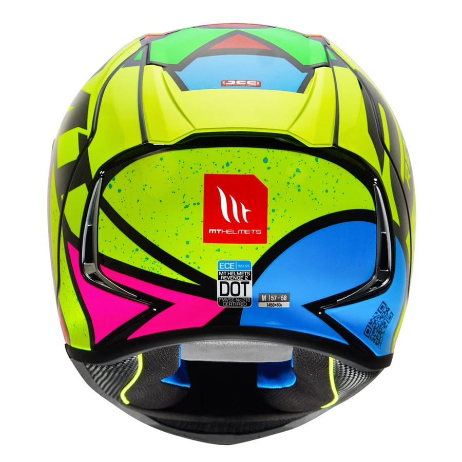 MT REVENGE 2 LIGHT HELMET ( Fluorescent Yellow ) - Image 3