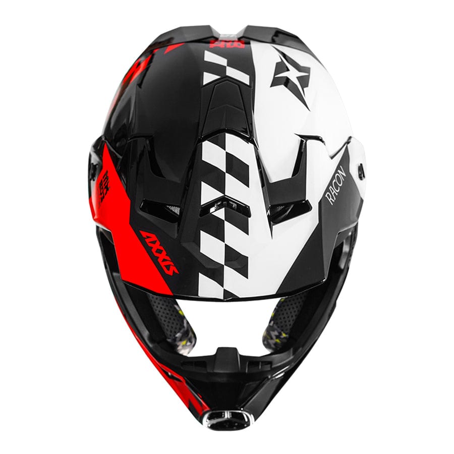 AXXIS WOLF RACON HELMET (Red) - Image 3