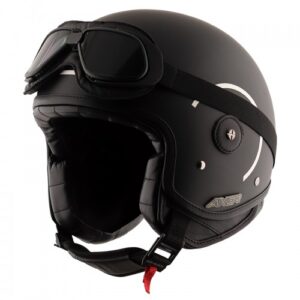 AXOR ALBERTO HELMET ( DULL BLACK SILVER )