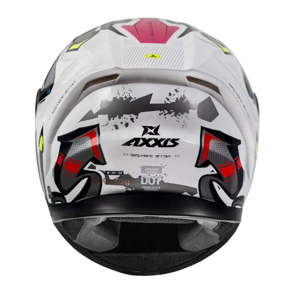 AXXIS SEGMENT ARROWS HELMET (GLOSS GRAY) - Image 3
