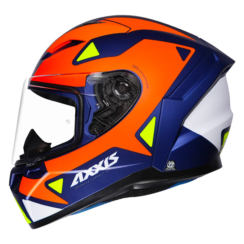 AXXIS SEGMENT SEEK HELMET (Matt Fluorescent Orange) - Image 4