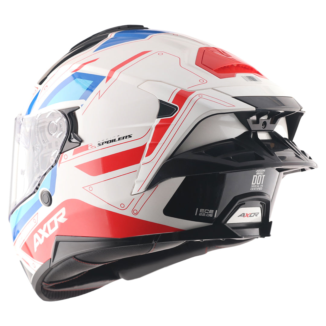 APEX Brutale Ryden Dual Spoiler Helmet - Image 7
