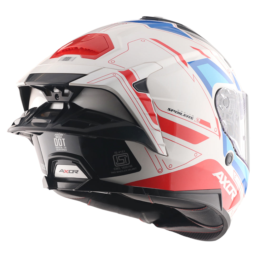 APEX Brutale Ryden Dual Spoiler Helmet - Image 5