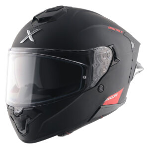 APEX Brutale Solid Colors Dual Spoiler Helmet (DULL BLACK)