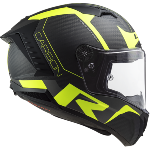 LS2 FF805 THUNDER CARBON FYBER HELMET ( Black Yellow )