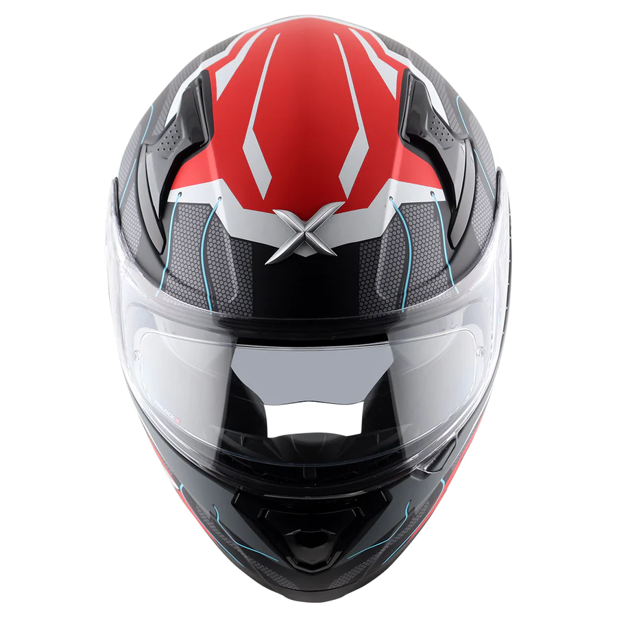 AXOR APEX DYNAMO HELMET ( DULL BLACK RED) - Image 2