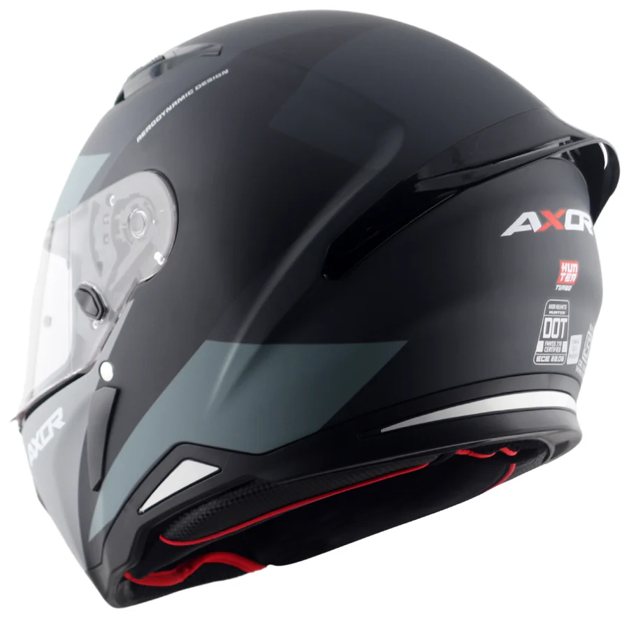 APEX Hunter Turbo Helmet (Dull Black Grey) - Image 7