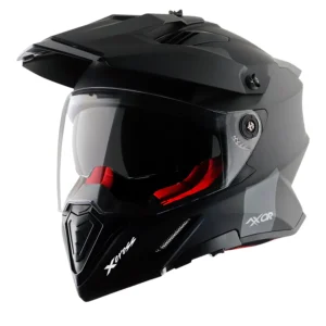 AXOR X-CROSS DUAL VISOR HELMET (DULL BLACK)