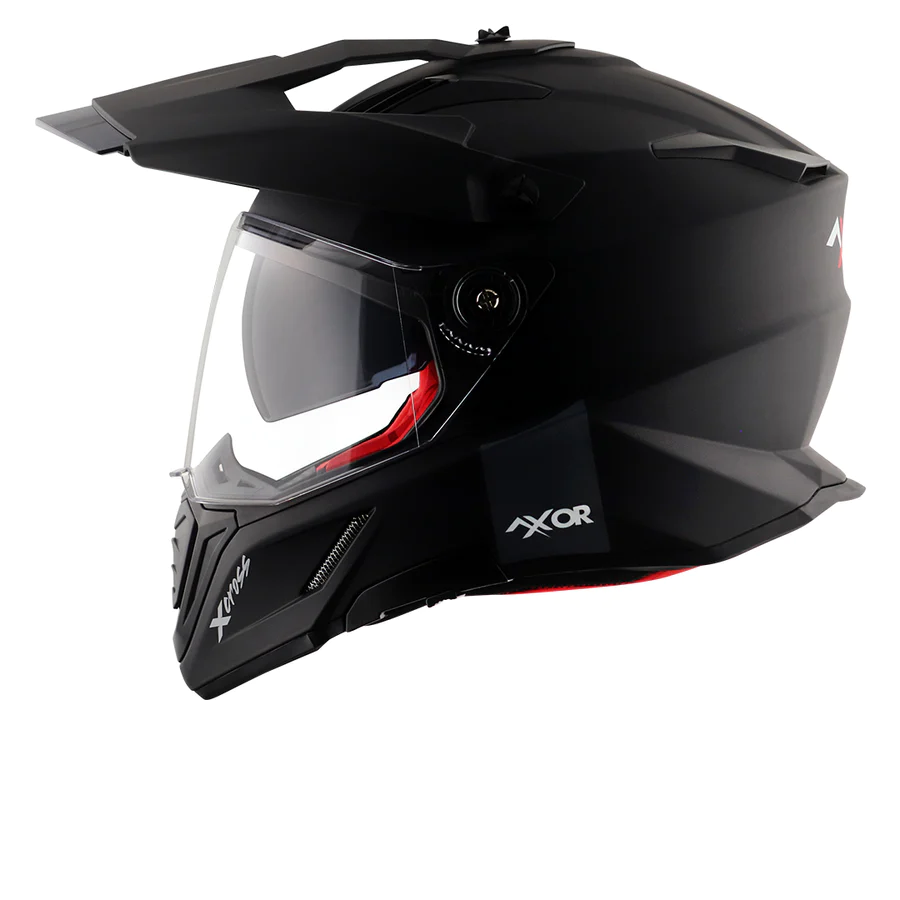 AXOR X-CROSS DUAL VISOR HELMET (DULL BLACK) - Image 3