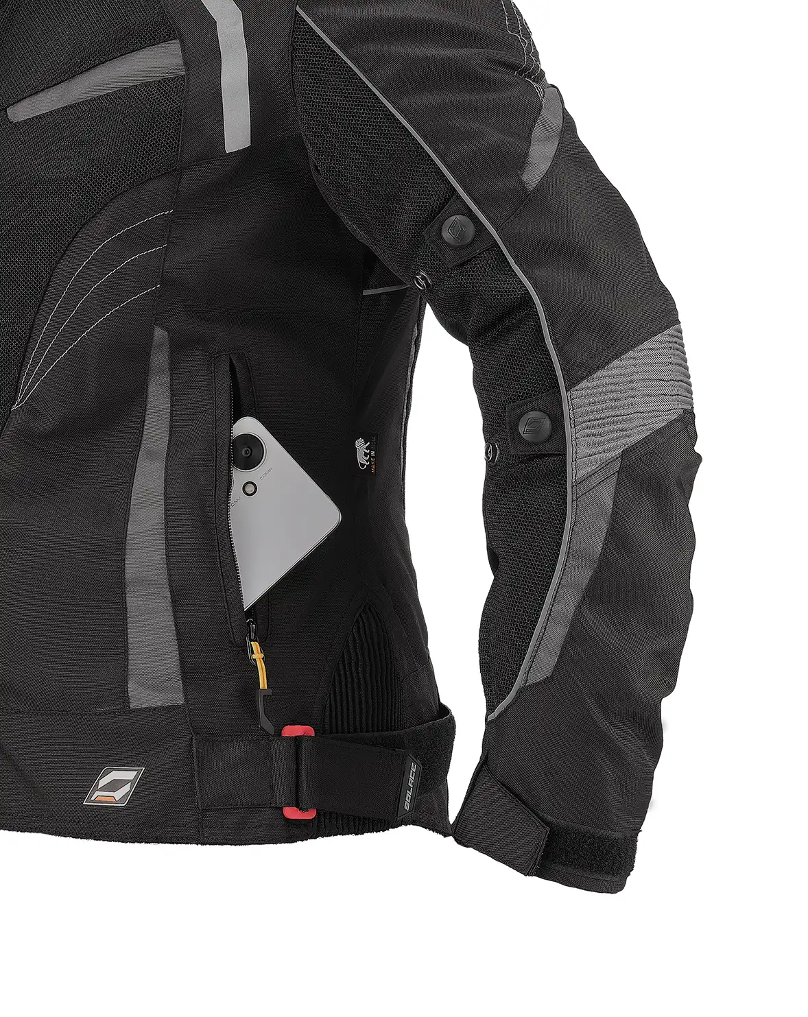 Solace Asmi Ladies Jacket V3.0(Black & Grey) - Image 5