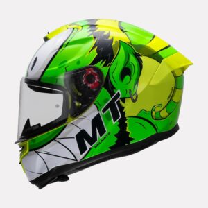 MT Hummer Melkor Gloss Helmet ( Fluorescentyellow )