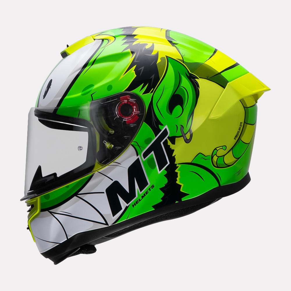 MT Hummer Melkor Gloss Helmet ( Fluorescentyellow )