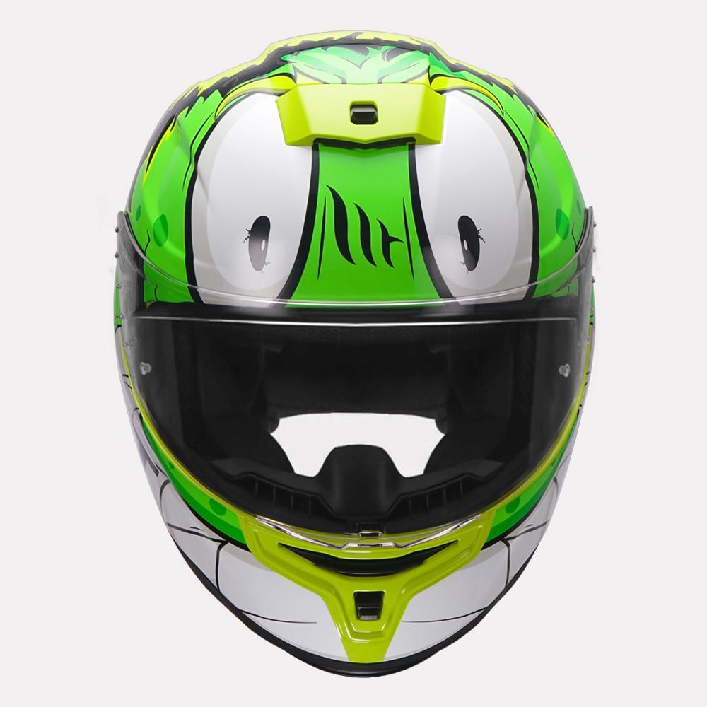 MT Hummer Melkor Gloss Helmet ( Fluorescentyellow ) - Image 4