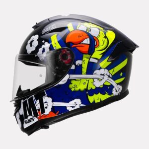 MT Hummer Otaku Helmet ( Gloss Black)