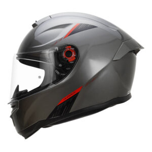MT HUMMER SOLID  HELMET ( Gloss Titanium Grey)