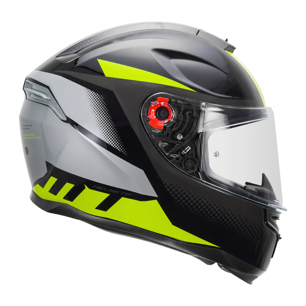 MT Hummer BRICK HELMET (GLOSS Fluorescent yellow) - Image 3