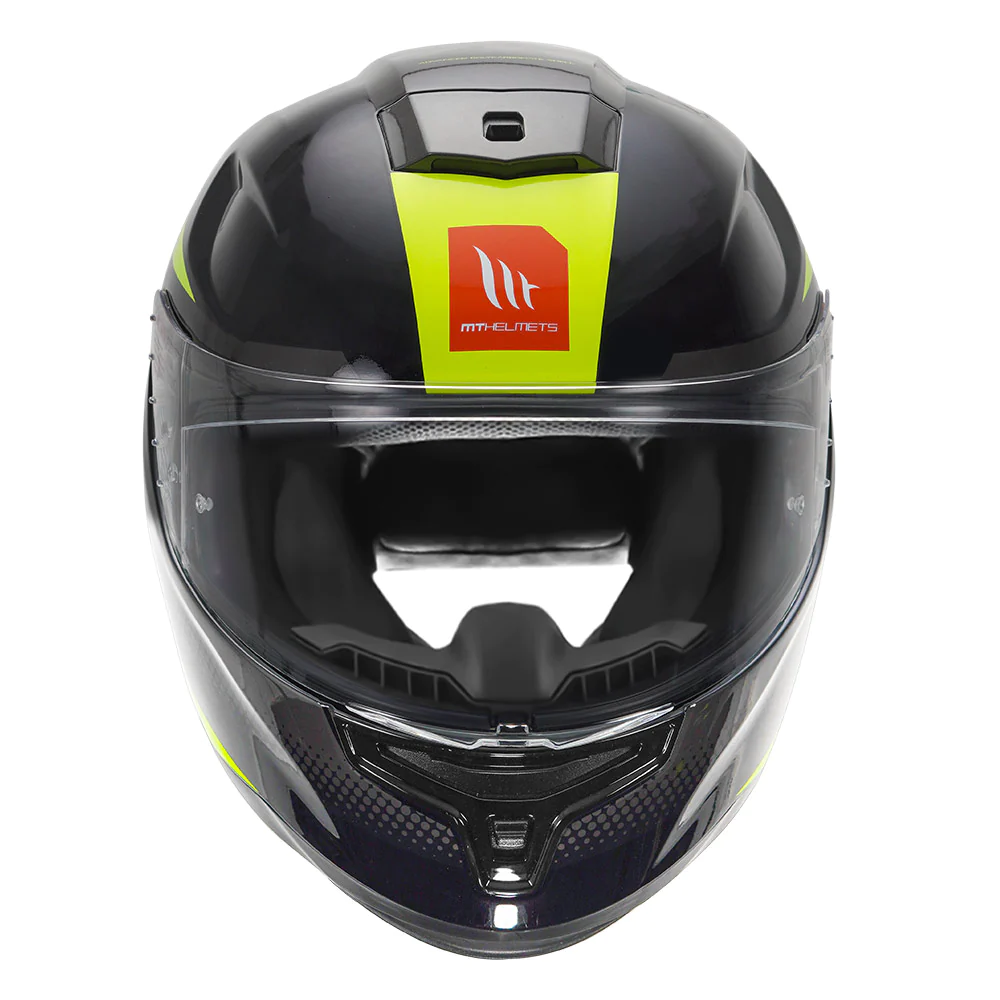 MT Hummer BRICK HELMET (GLOSS Fluorescent yellow) - Image 2