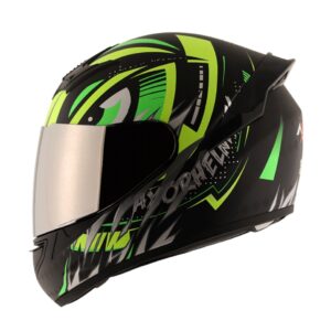 AXOR RAGE TROGON DULL BLACK NEON YELLOW HELMET